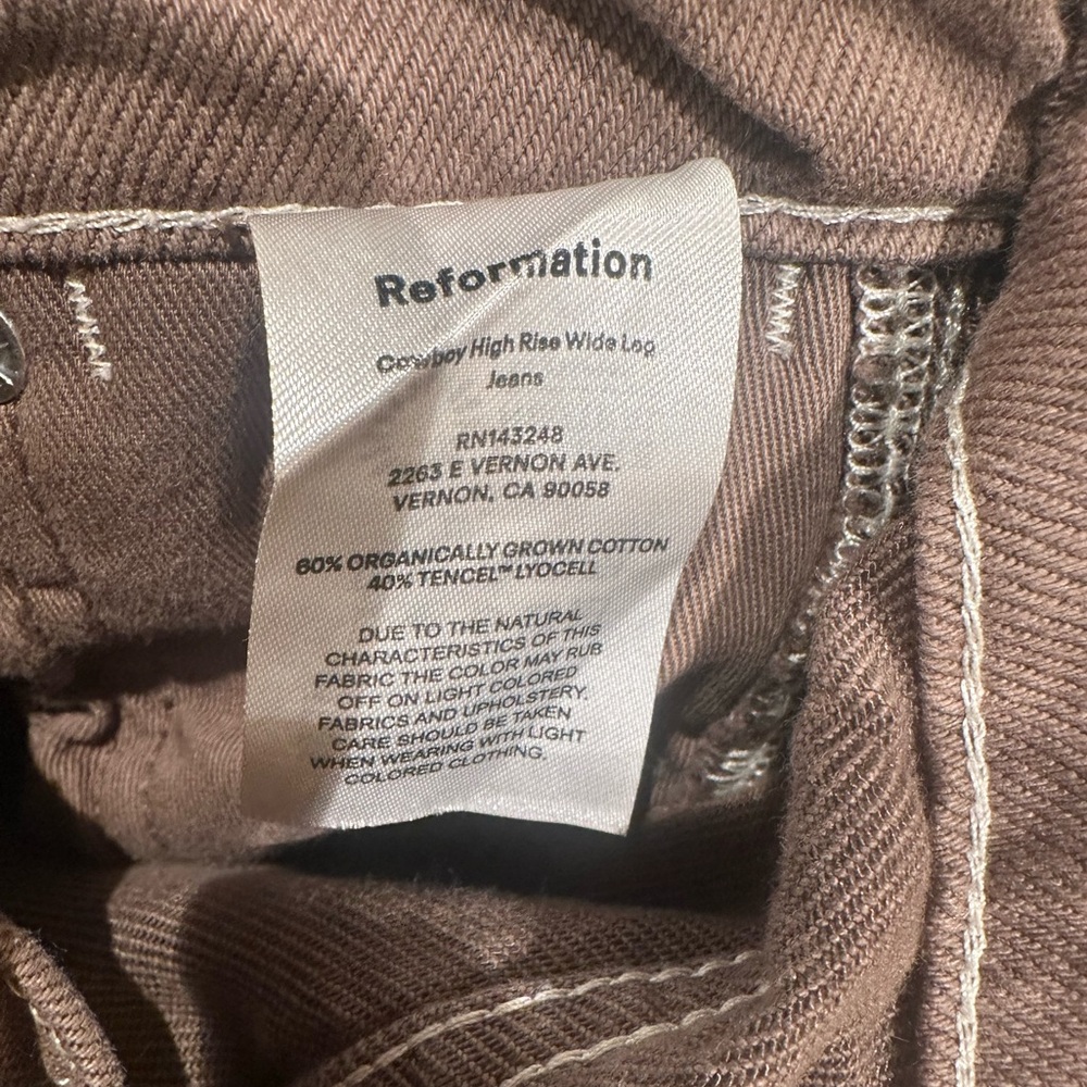 Reformation Cowboy High Rise Jeans - Picture 4 of 4